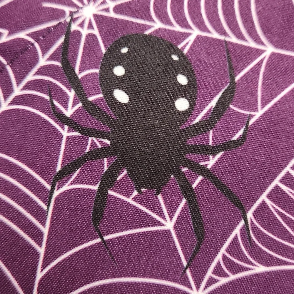 Purple Spider Web Pet Bandana